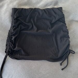 Timing Black Mini Skirt